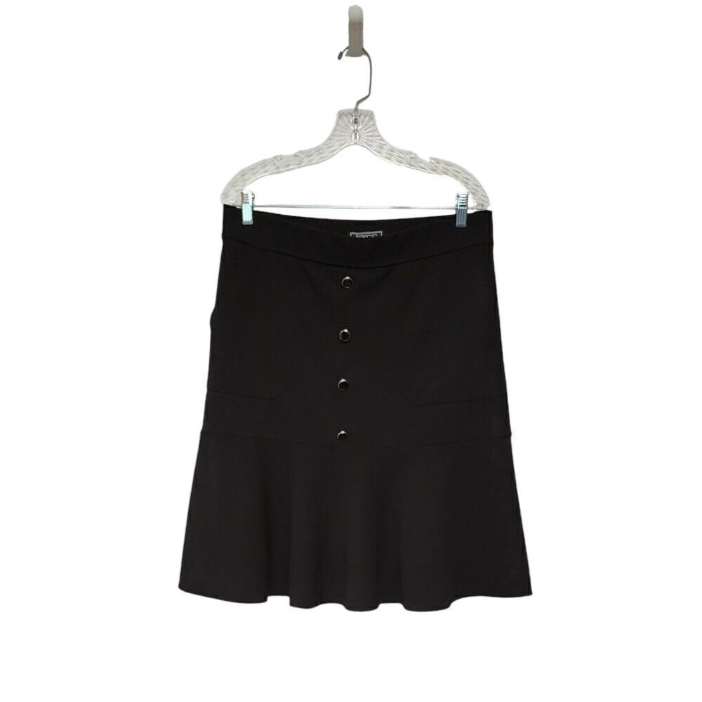 NYCC A-line Knee Length Black Skirt Size Large